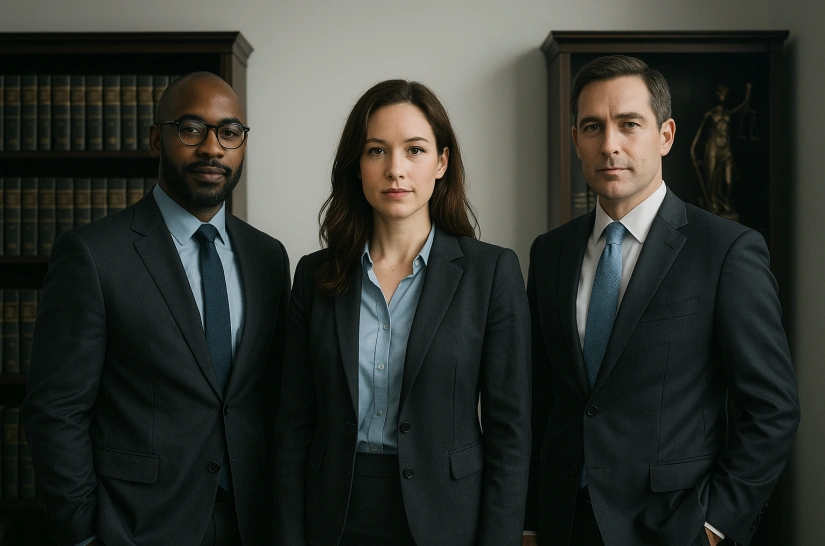 Portraits of three experienced attorneys at The Weichert Law Firm